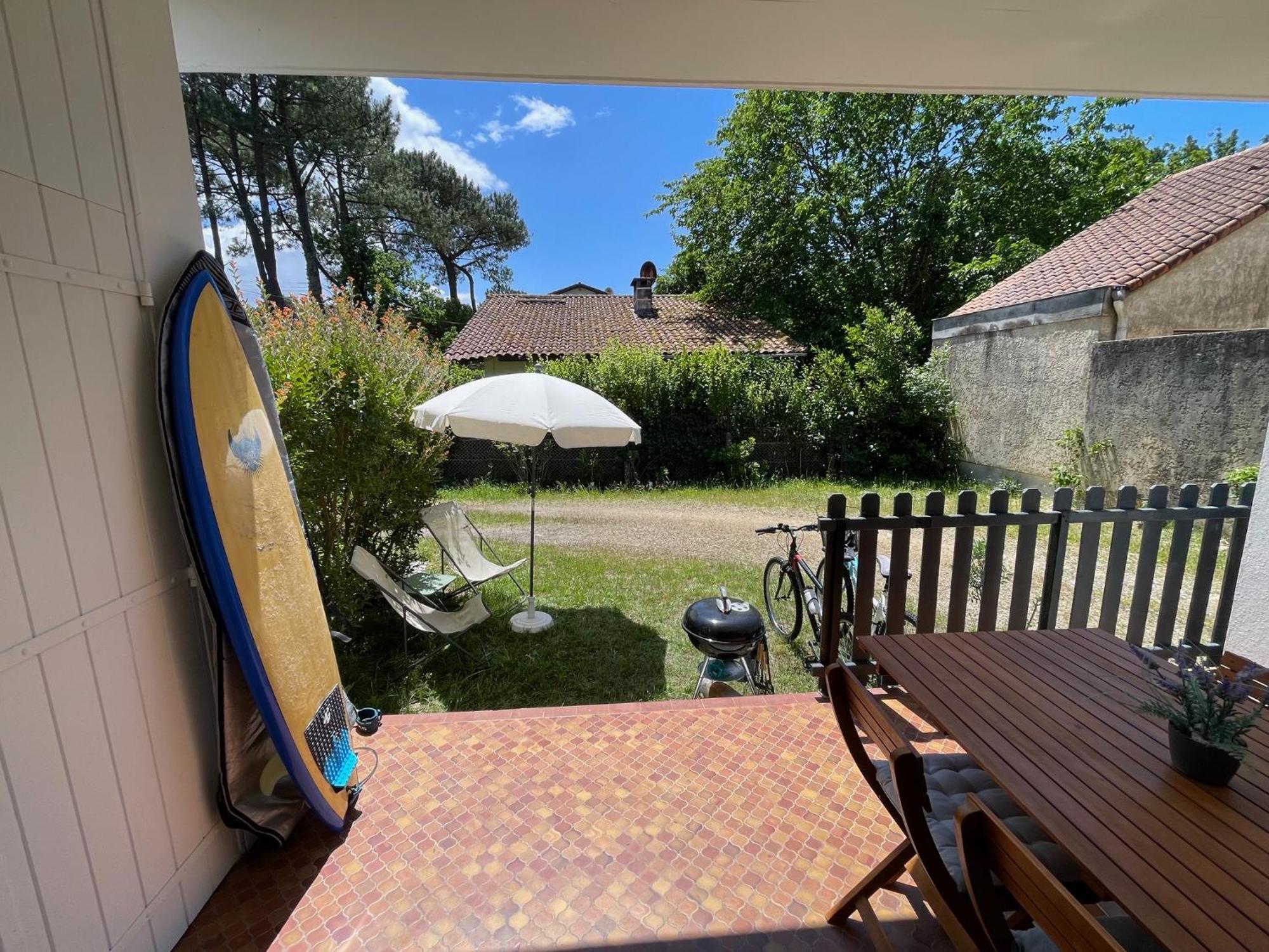 Avec Chambre, Terrasse Et Jardinet Proche Plage, Foret Pins, Piste Cyclable, Apartment