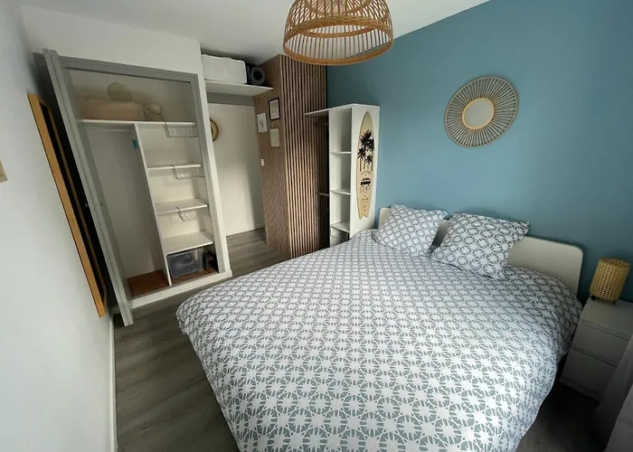 Appartement Avec Chambre, Terrasse Et Jardinet Proche Plage, Foret Pins, Piste Cyclable, Lac