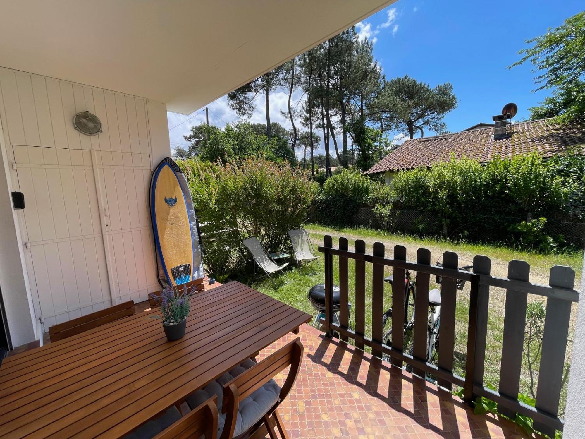 Avec Chambre, Terrasse Et Jardinet Proche Plage, Foret Pins, Piste Cyclable, Appartement Mimizan